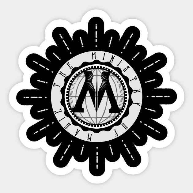 The Magical Ministry Emblem Sticker by EnchantedTikiTees